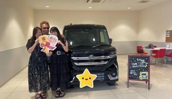 スペーシアカスタムご納車させていただきました！！